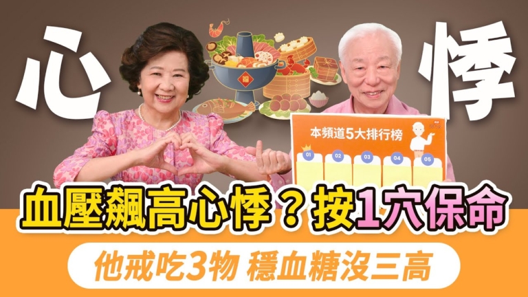 【胡乃文】血壓飆高 1穴降血壓解胸悶
