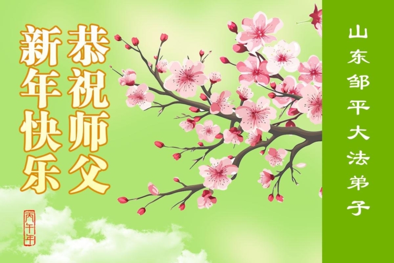 山東法輪功學員恭祝李洪志大師新年好(134條)