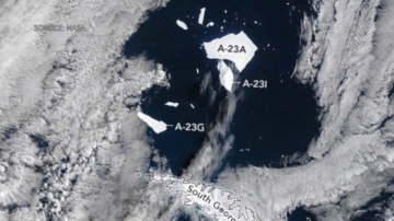 世界最大冰山即將消融 最後的藍色令人惋惜