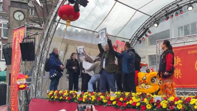 中共在荷蘭辦活動 5人大喊：打倒共產黨！