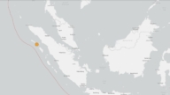 北苏门答腊近海发生6.3级地震 深度10公里
