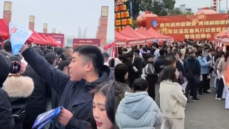 中國大學生就業難 月薪創新低不到三千