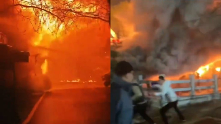兩會首日山東濟寧爆炸如戰區 網民：以為是伊朗