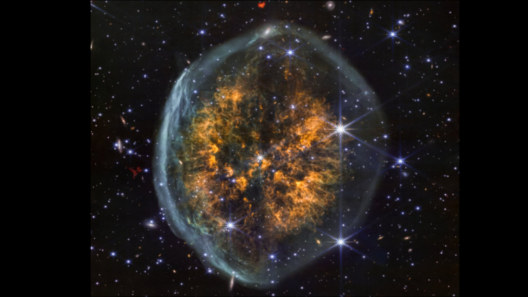 NASA韋伯太空望遠鏡拍到顱骨星雲 外觀如腦殼