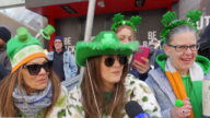 第265届纽约圣派翠克游行 爱尔兰文化点亮曼哈顿街头