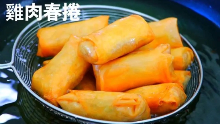 【美食天堂】雞肉春捲～只需要30分鐘！