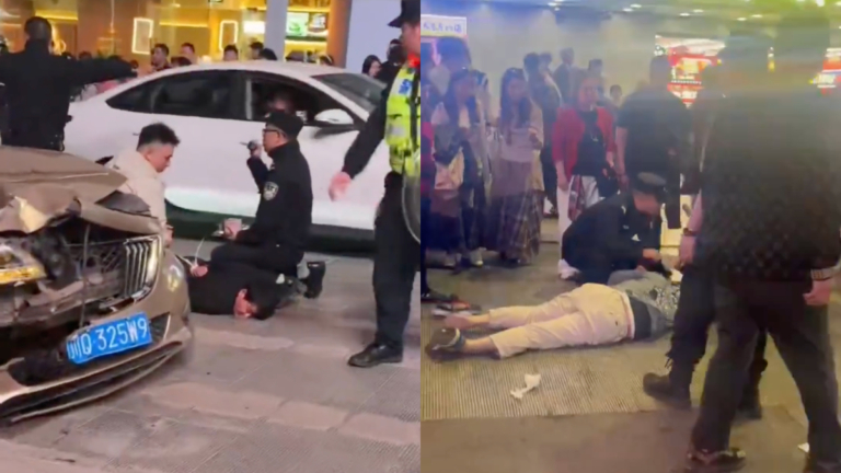 重慶汽車連環撞人 多人倒地 傷亡不明（視頻）