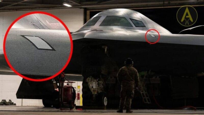 美隱身轟炸機機翼驚現神祕貼片 軍事迷熱議