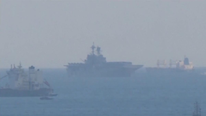 戰力最強 美首批海軍陸戰隊遠征軍抵中東