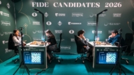 FIDE候選人賽次輪以「和」為貴 排名不變
