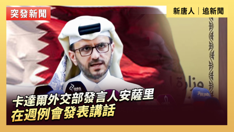 【直播】卡達爾外交部發言人安薩里在週例會發表講話