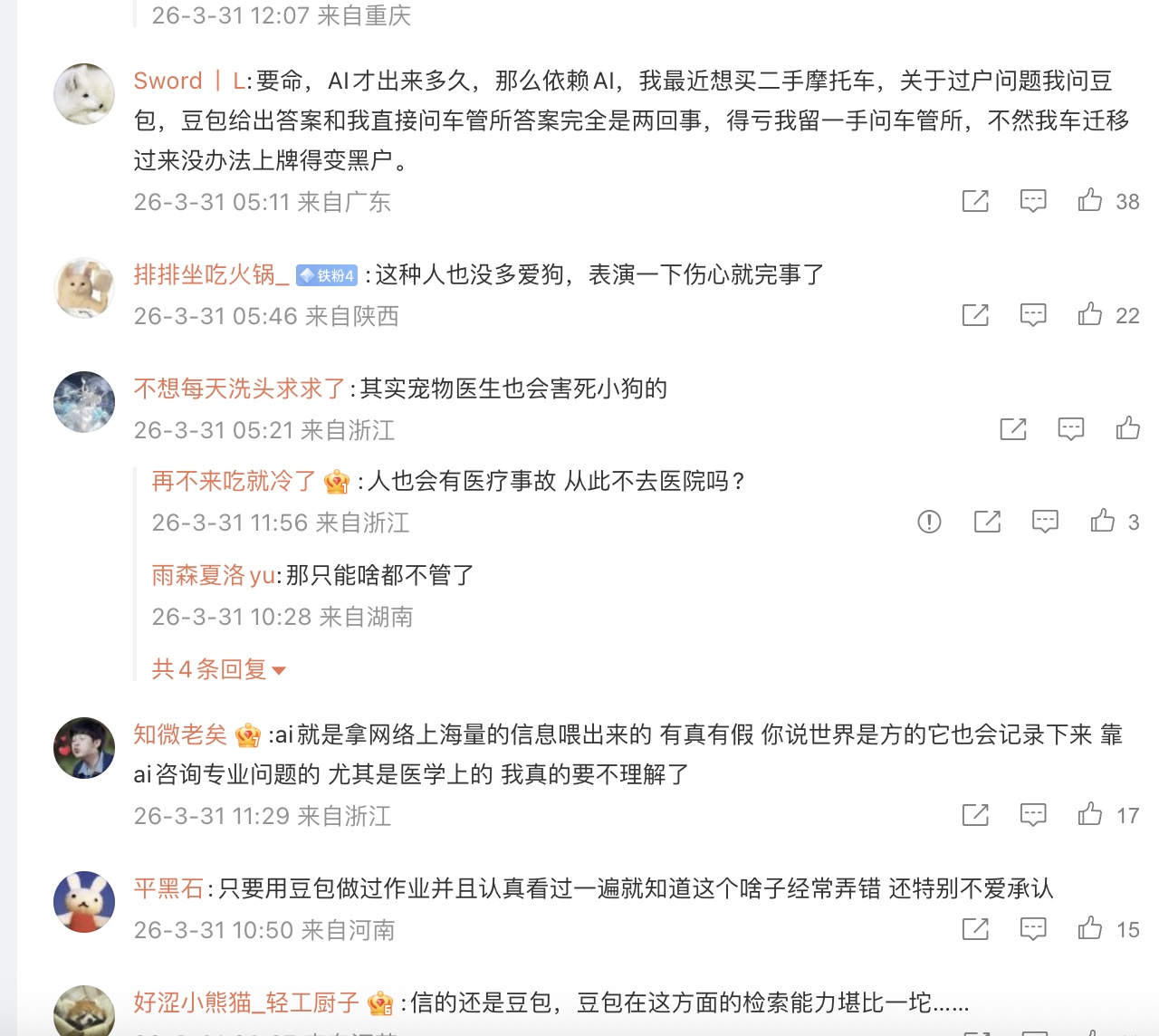 大陸網友親歷：相信AI用錯藥 害死自家小狗