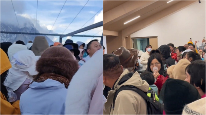 千人被困雲南玉龍雪山頂數小時：鬼門關走一圈（視頻）