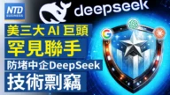 美三大AI巨頭聯手 防堵中企DeepSeek技術剽竊