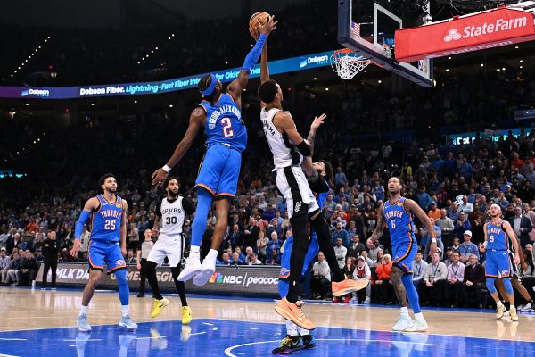 NBA：亞歷山大和文班亞馬競爭 誰會成為MVP