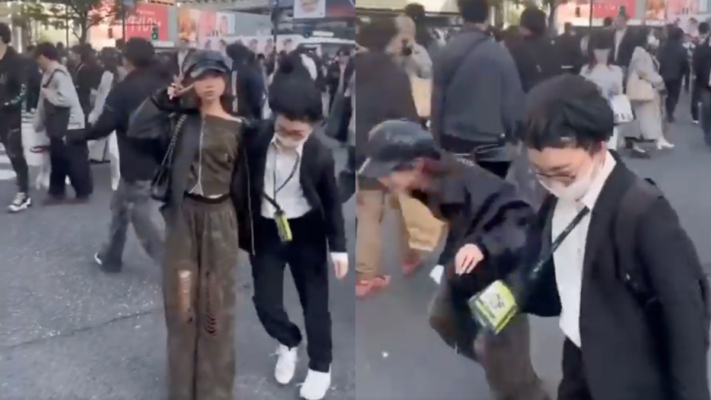 日本又現「撞人族」 撞人女當場被抓求饒（視頻）