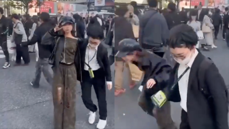 日本又現「撞人族」 撞人女當場被抓求饒（視頻）
