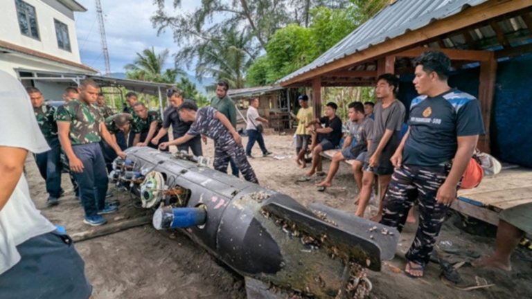 印尼漁民捕獲中共水下無人機 引發關注