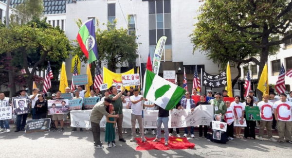 「臺灣有事 民主有事」 洛杉磯華人集會挺臺軍購