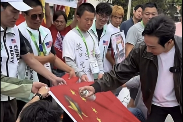 「臺灣有事 民主有事」 洛杉磯華人集會挺臺軍購