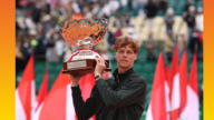 網球：辛納勝阿卡 首奪「紅土」大師賽冠軍
