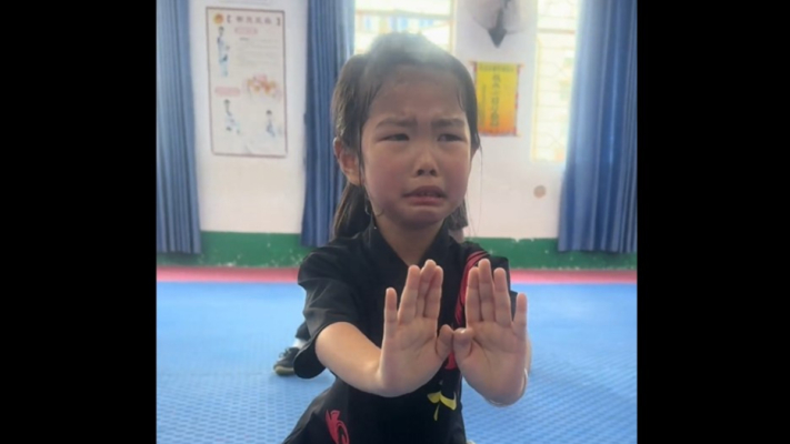 廣東5歲女孩表演洪拳視頻走紅 氣勢十足（視頻）
