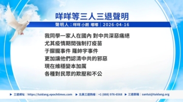 【禁聞】4月17日三退聲明精選