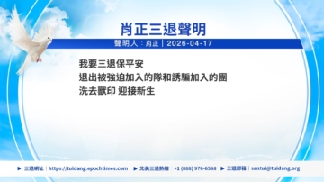 【禁聞】4月19日三退聲明精選