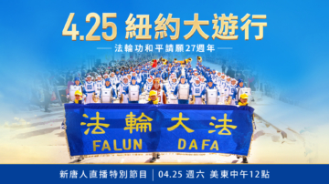 【直播】纽约游行集会纪念“四‧二五”27周年