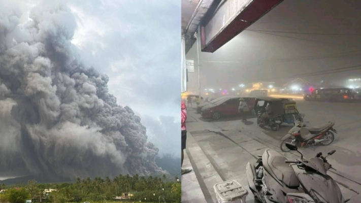 菲律賓馬永火山噴發 能見度低 村民恐慌撤離