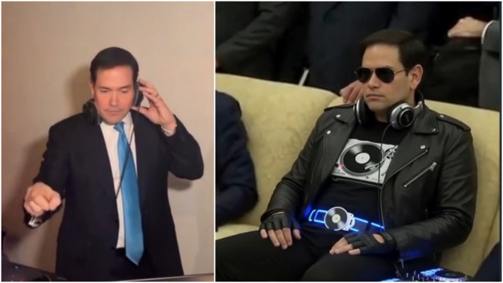 激情四射的國務卿：盧比奧朋友婚禮上做DJ
