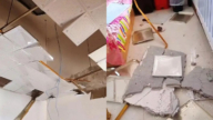 夢中驚魂！中國女被天花板掉落水泥塊砸滿臉血