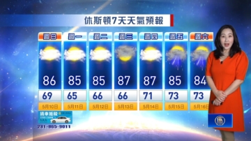 休斯顿天气预报（5月9日）