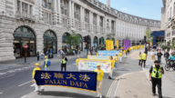 英国大游行庆法轮大法日 展现真善忍精神