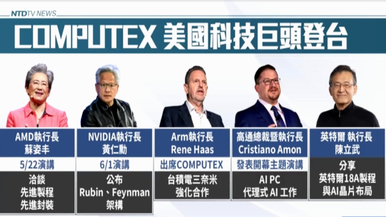 科技巨頭台灣聚首 COMPUTEX前哨戰再掀熱潮