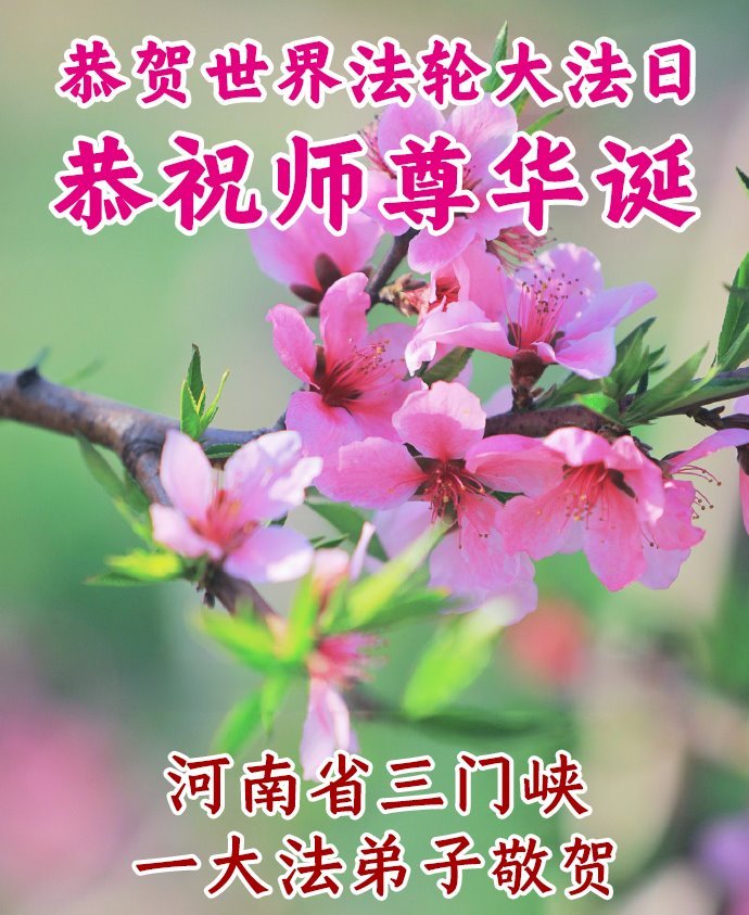 河南、湖北法輪功學員慶祝世界法輪大法日(113條)
