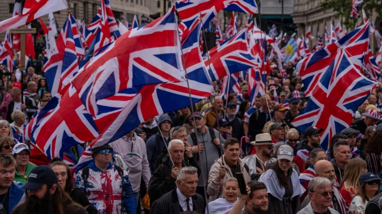 5萬人為「團結王國」上街 抗議英政府無作為