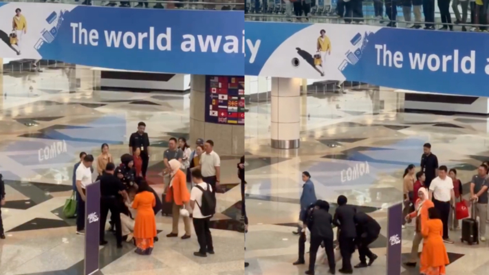 中國女沒機票大鬧吉隆坡機場 被警察抬走（視頻）