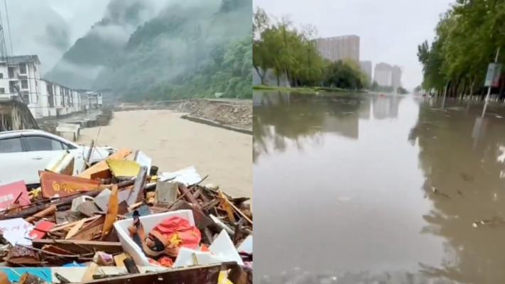 湖北多地暴雨洪災 已致3死4失聯（視頻）