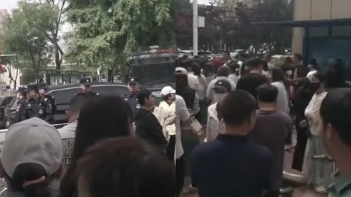 【禁闻】5月19日维权动态 高碑店烂尾楼业主市政府维权 特警戒备