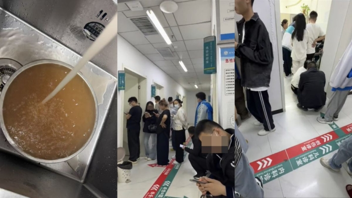 河南爆自來水集體中毒事件 醫院爆滿 全城搶桶裝水（多視頻）