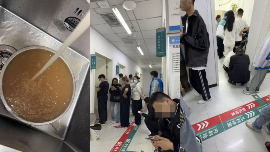 河南爆大规模中毒事件 医院爆满 全城疯抢桶装水(多视频)