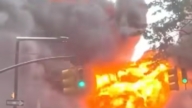 紐約華爾街汽車爆炸 威力驚人民眾驚慌奔逃