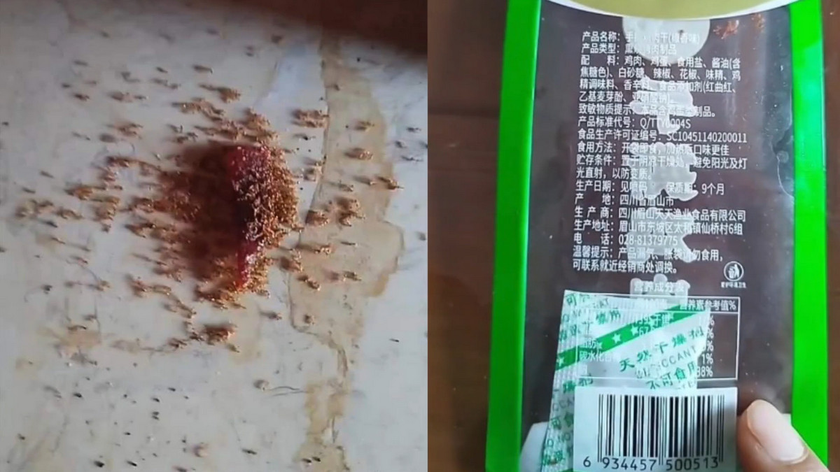 【禁闻】中国再爆食安事件: 零食毒死蚂蚁 杨梅泡药