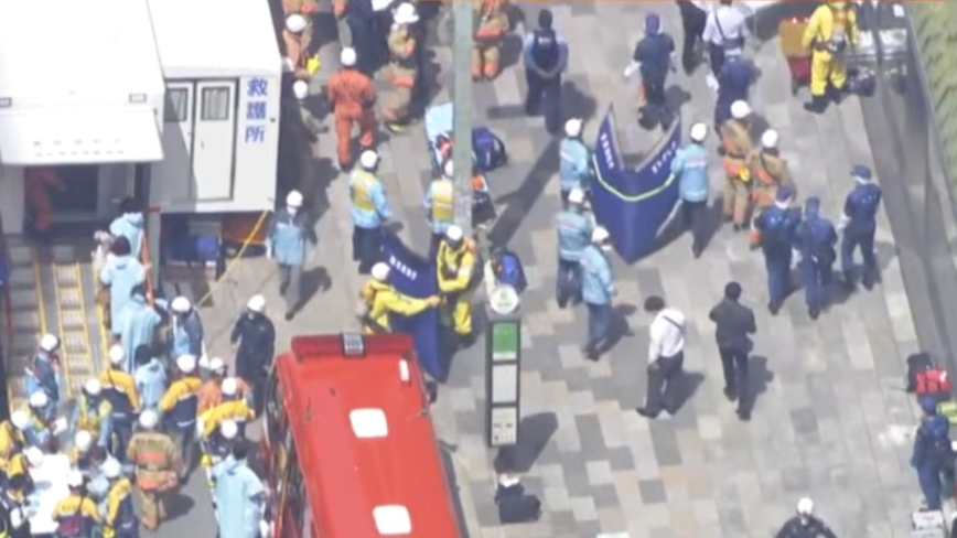 东京银座GINZA SIX疑遭喷洒催泪瓦斯25人送医