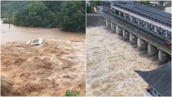 湖北多地暴雨破紀錄 水庫洩洪加劇災情