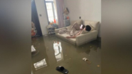 家中淹水!男子超淡定躺沙發刷手機影片爆紅(視頻)