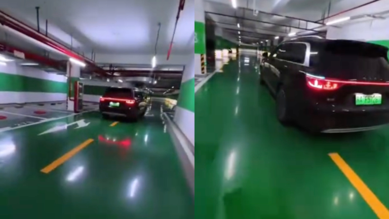華為問界M9代客泊車 車跑了嚇得車主狂追(視頻)
