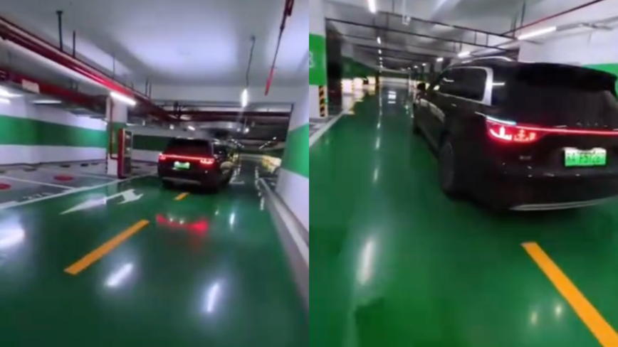 華為問界M9代客泊車 車跑了嚇得車主狂追(視頻)