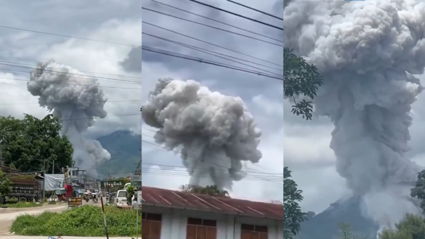 慘烈!緬甸炸藥庫大爆炸 據報至少55死(視頻)